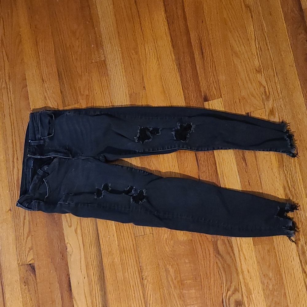American eagle 7/8 jeans dark wash